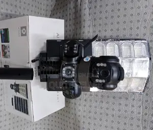 Intelligence 4g (Simcard) V380 Triple Lens Three Screens Camera Solar