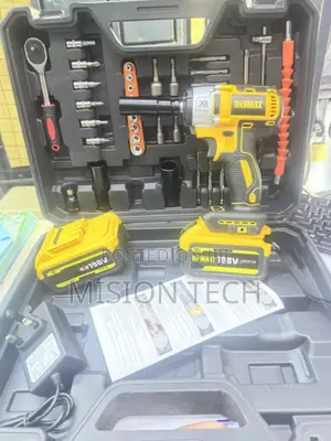 Dewalt Cordless Impact Wrench Kit.