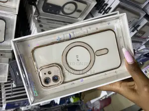 Ahimes iPhone 12 Plated Clear Case Compatible With Magsafe