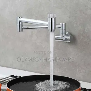 Silver Pot Fill Tap (Black, Grey and Black