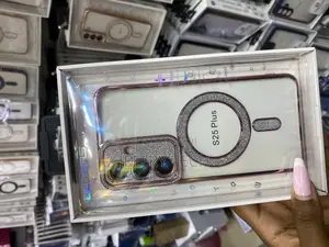 Abspar Samsung Galaxy S25 Plus Magnetic Plating Glitter Case