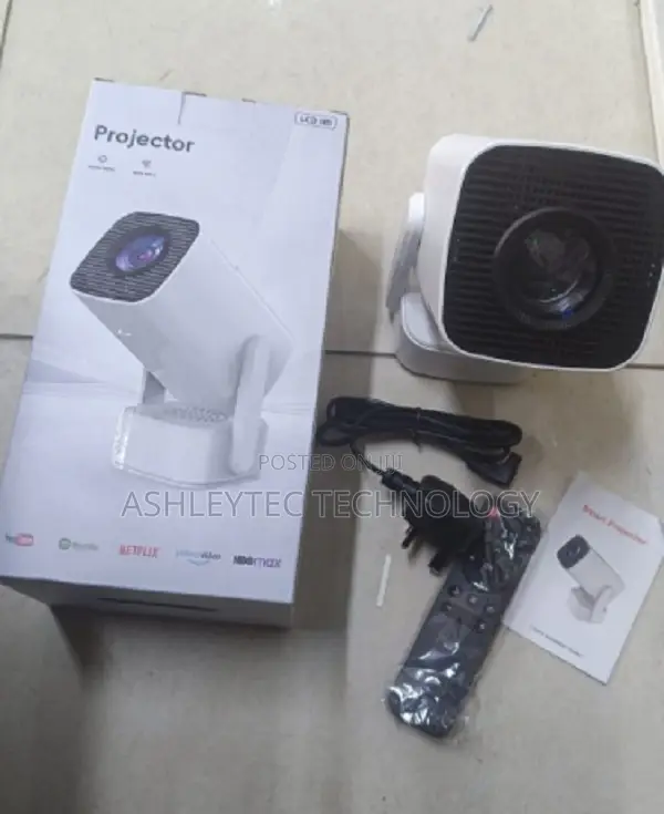 1080p Hd Android Mini Led Projector With Stand and Speaker