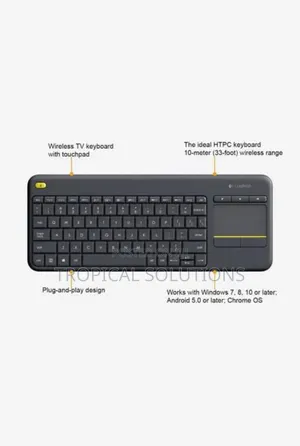 Logitech Plus Wireless Keyboard With Touchpad
