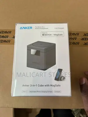 Anker 3-in-1 Cube With Magsafe- Wireless Charging Station
