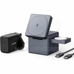 Anker 3-in-1 Cube With Magsafe- Wireless Charging Station