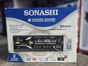 Sonashi Bluetooth Car Radio With Fm, Usb, Auxiliary Cable