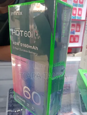 New Infinix Hot 60i 256 GB Black
