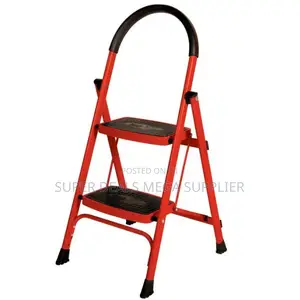 Portable 2 Step Kitchen Ladder | Foldable, Anti-Slip, Easy Storage