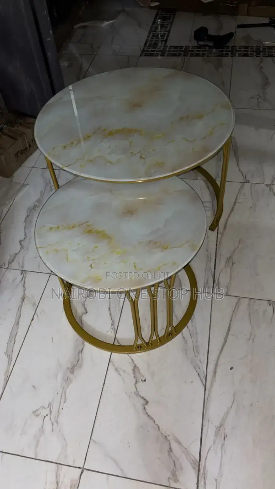 Luxury Marble Nesting Coffee Table