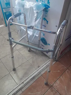 Walking Frame Without Wheels, Foldable And Adjustable Height