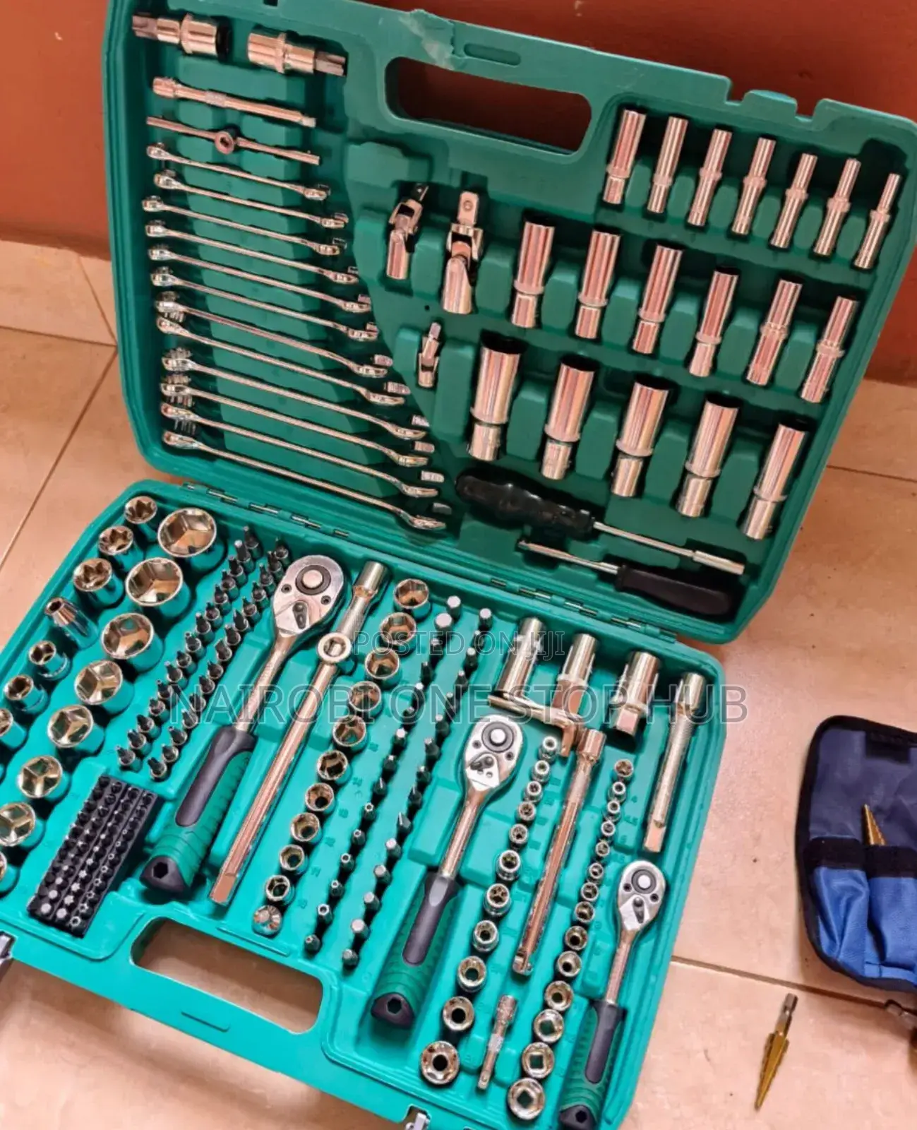 216pcs All in One Mechanic Tool Box Set