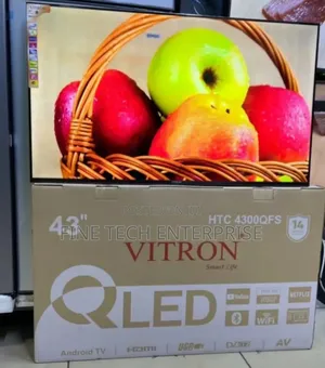 Vitron 43 Smart Android Tv Frameless Qled