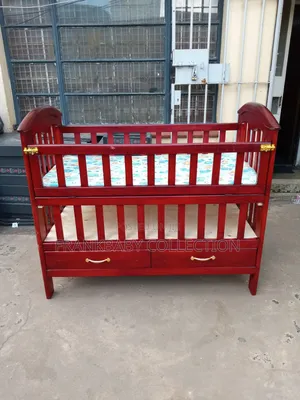 Beautiful /-Baby Cot With Mattress