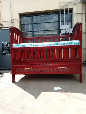 Baby Cot /-With 3inch Mattress /-
