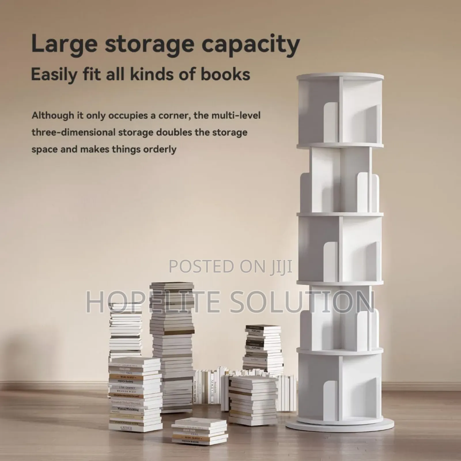 Stackable Bookshelf Organizer With Wheels