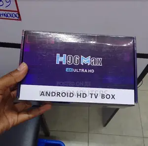 H96 Max Android Box With Voice Remote Control, Hd Streaming