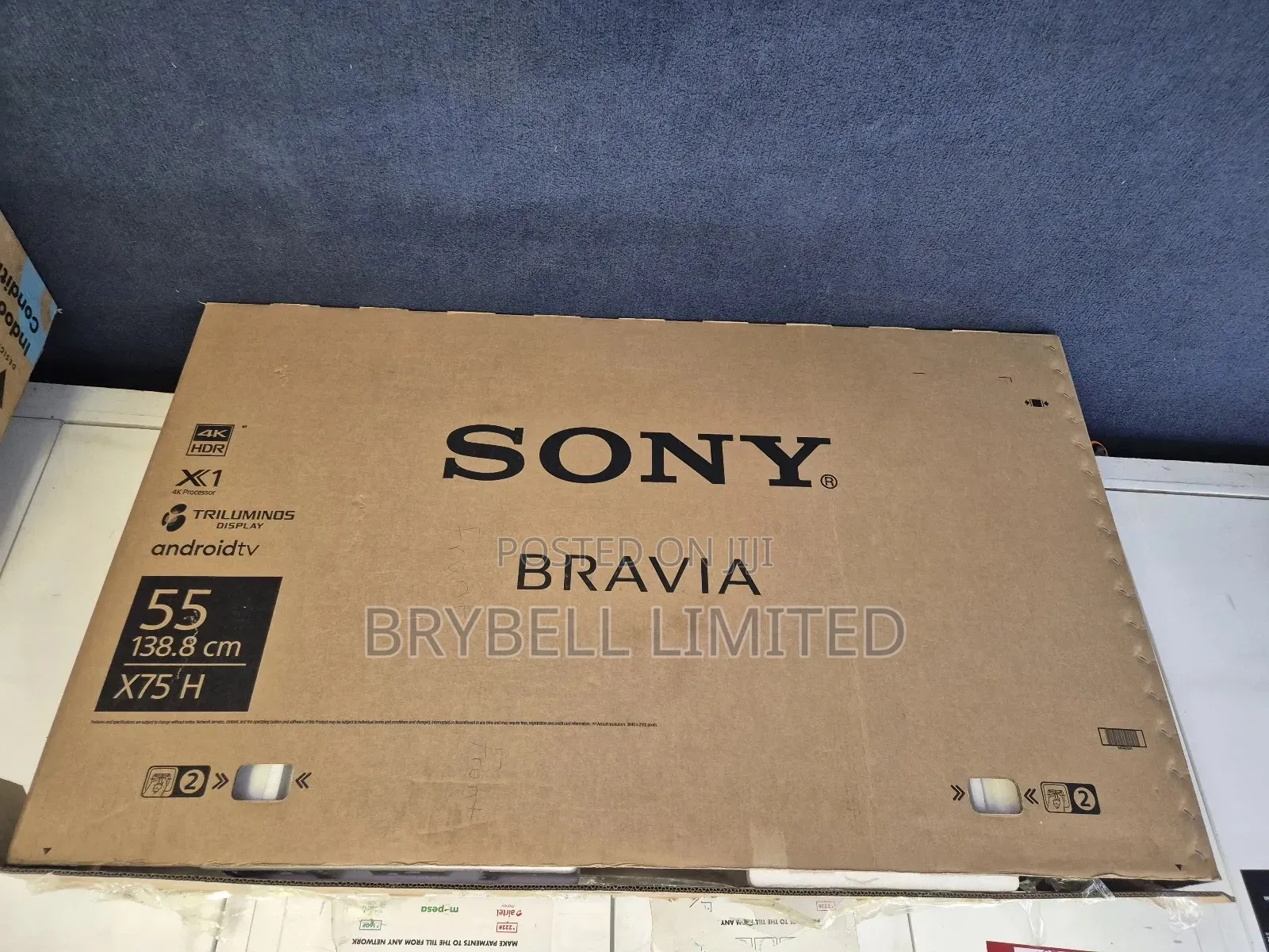 Sony Bravia 55" Android and Smart Tv,Slightly Used