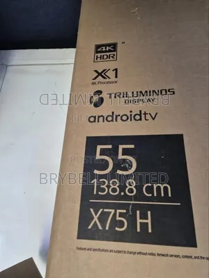 Sony Bravia 55" Android and Smart Tv,Slightly Used