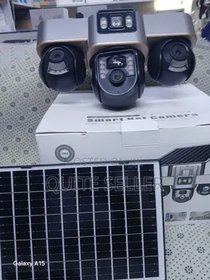 4g Simcard Solarpowered Camera Tripple Lens With Night Vision