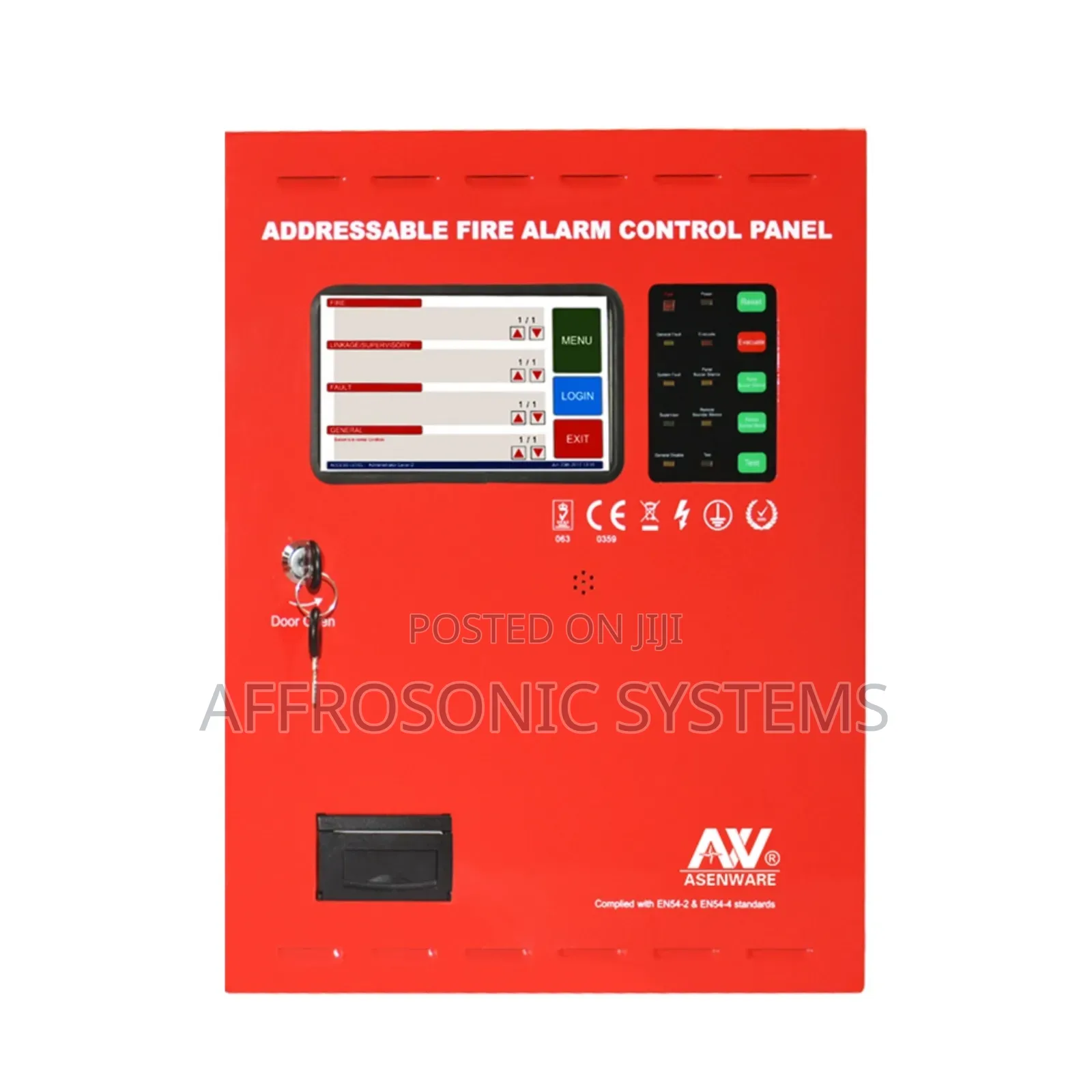 2 Loop Addressable Fire Alarm Panel