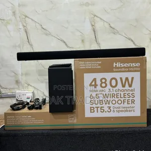 *Hisense Hs3100 3.1ch 480w Wireless Soundbar