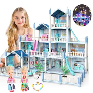 Diy Portable 213 Pieces Dream Villa ( Doll House)