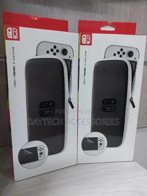 Carrying Case and Screen Protector for the Nintendo Switch Oled Model