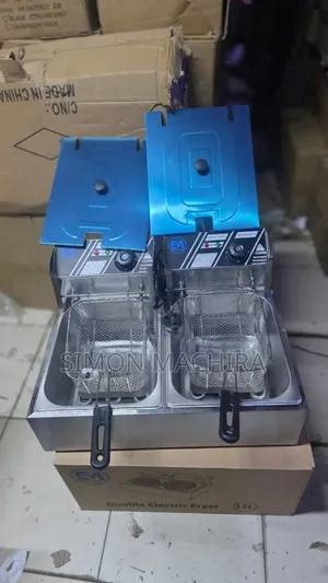 Double Deep Frier Electromate Commercial 12l Deep Fryer