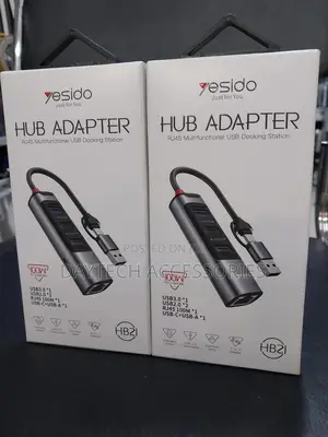 Premium Yesido Hb21 Aluminum Alloy Pd100w Type-C Hub Adapter