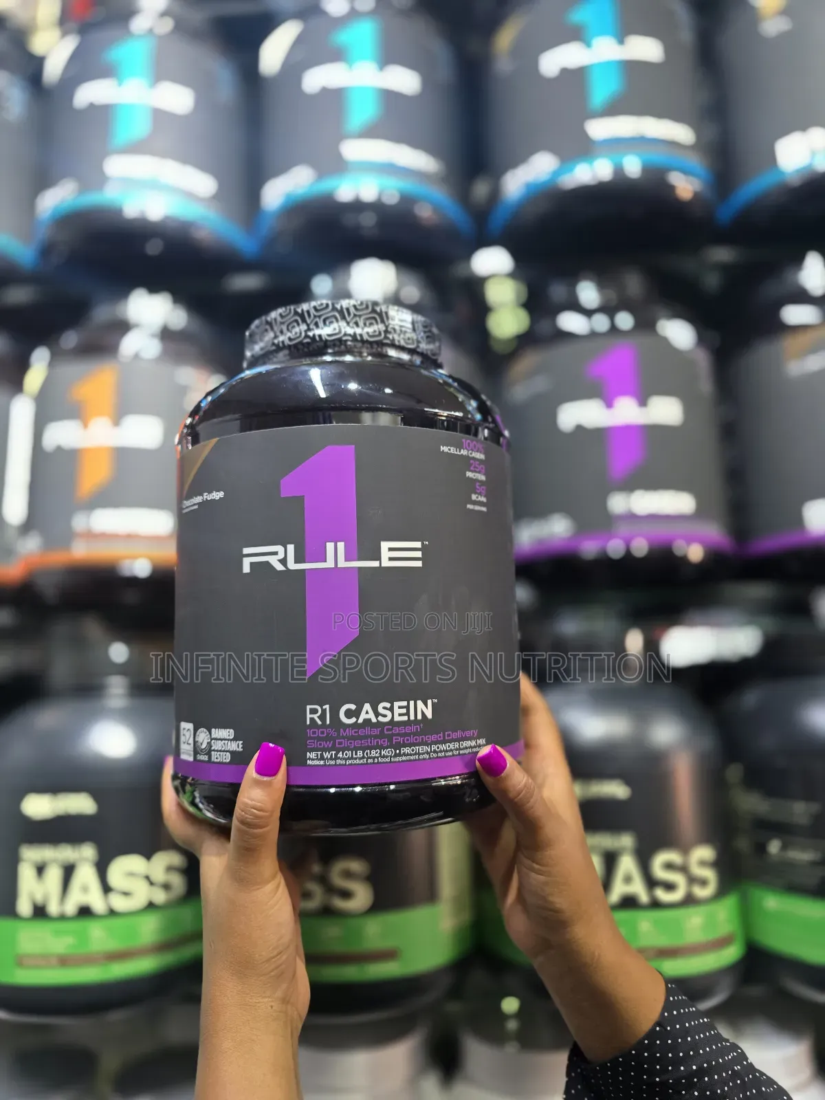 Rule 1 Casein 4lbs 52 Servings