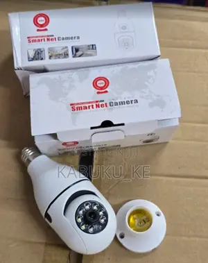 Wireless 360° Panoramic CCTV Wi-Fi PTZ Bulb Camera Home Surveillance