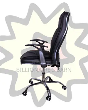 Executive Leather Office Chair | Sleek High-Density Foam Seat