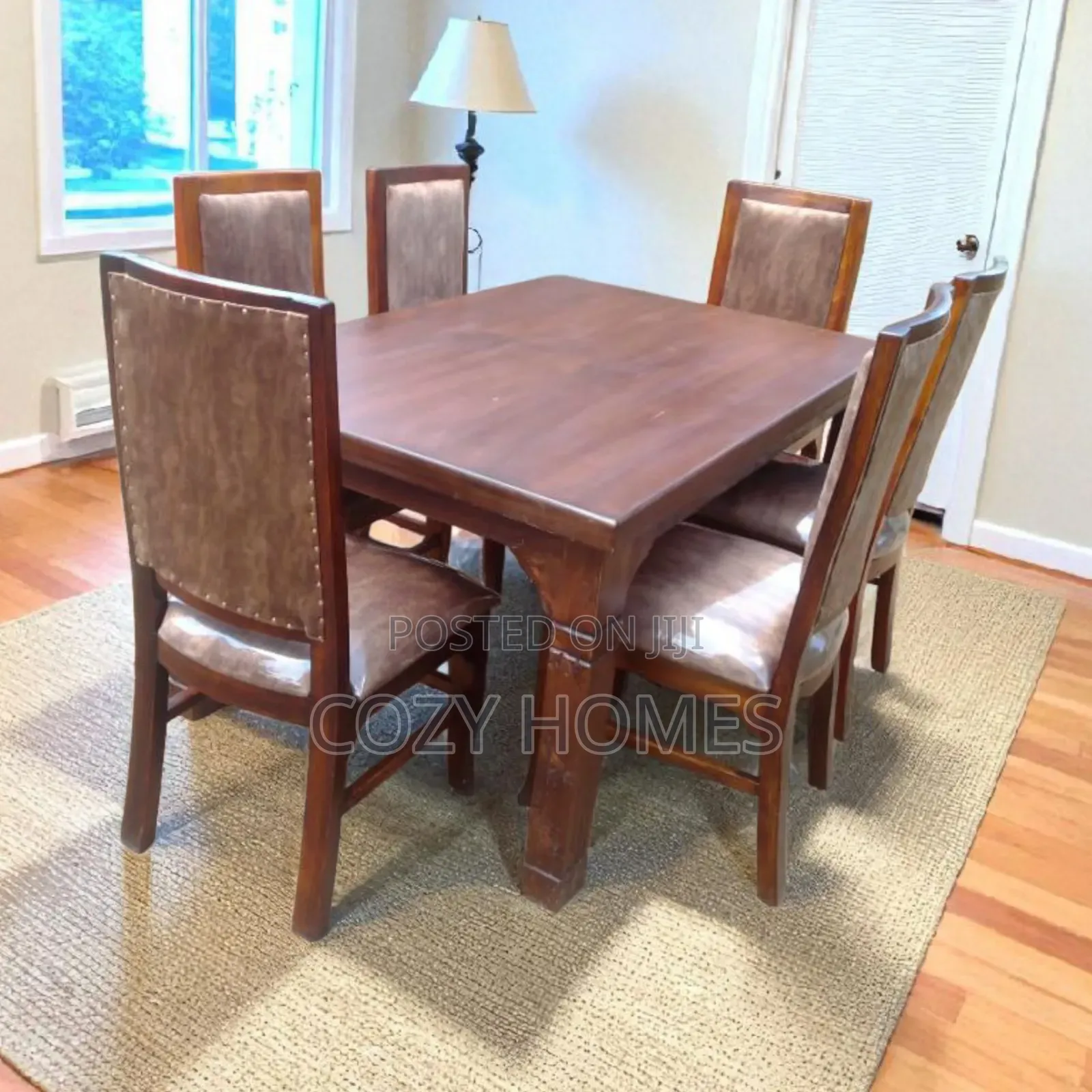 Dining Set a Unique Rectangular 6 Seater Dining Set Available