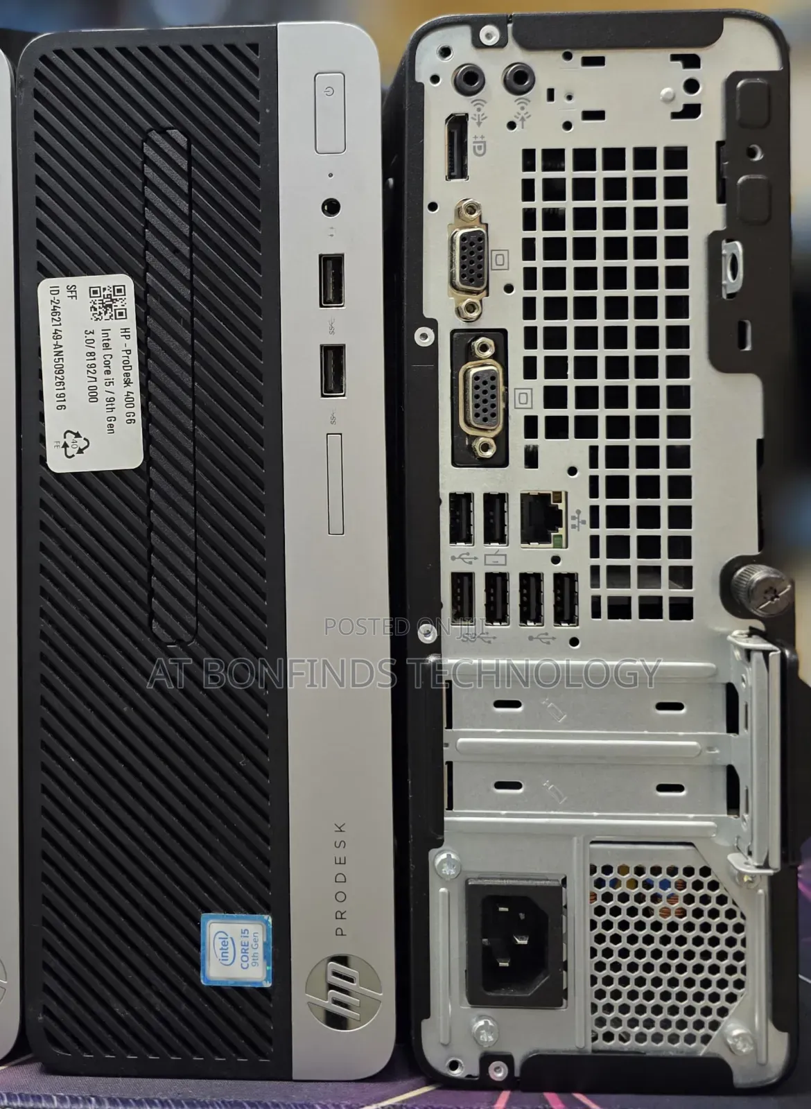 Desktop Computer HP ProDesk 400 G5 8GB Intel Core i5 SSD 256GB
