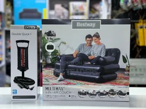 *5in1 2 Seater Bestway Inflatable Pullout Sofa Plus Free Manual Pump