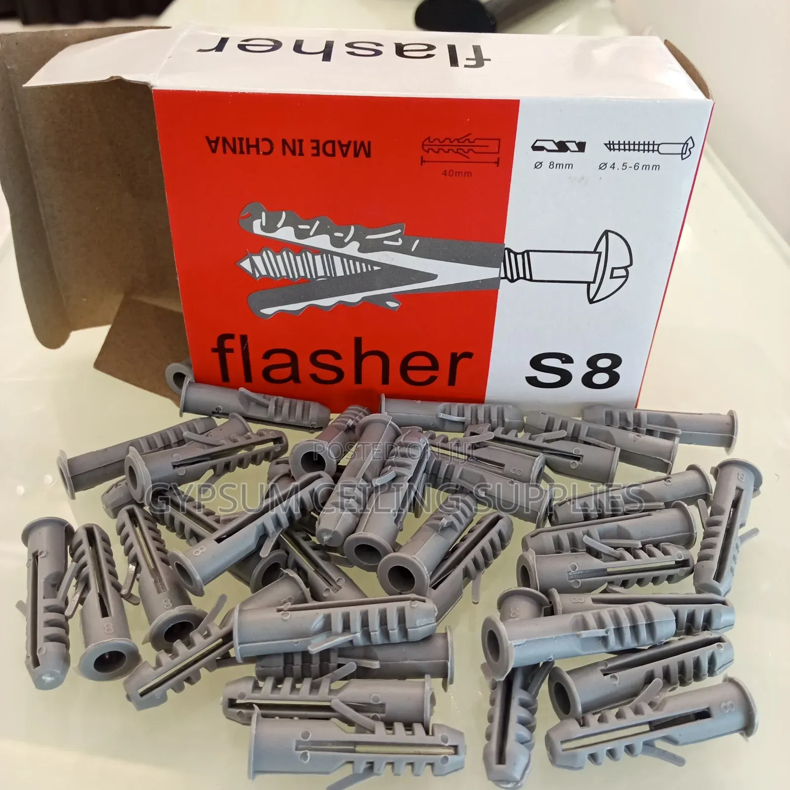 Wall Plugs 8mm