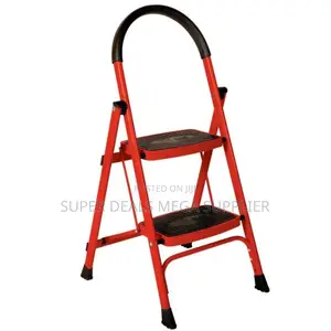 2 Step Folding Kitchen Ladder | Portable, Anti-Slip, Space Saving
