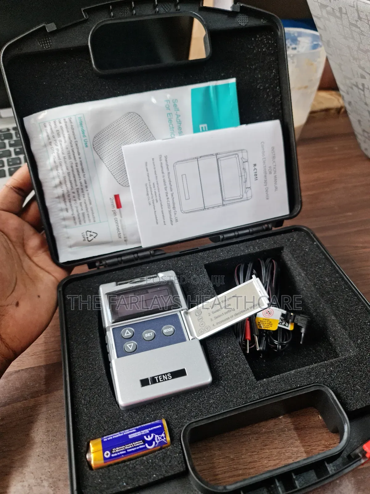 Portable Tens Machine (Electrotherapy Device)
