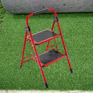 Folding 2 Step Ladder | Lightweight, Non-Slip Pedal, Space Saver