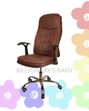 Adjustable Ergonomic Executive Leather Chair | Headrest Support