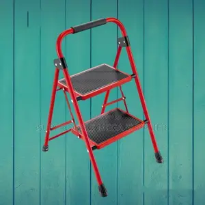 2 Step Folding Ladder | Compact, Anti-Slip Pedal, Kitchen Friendly