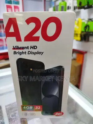 New Itel A20 16 GB Black