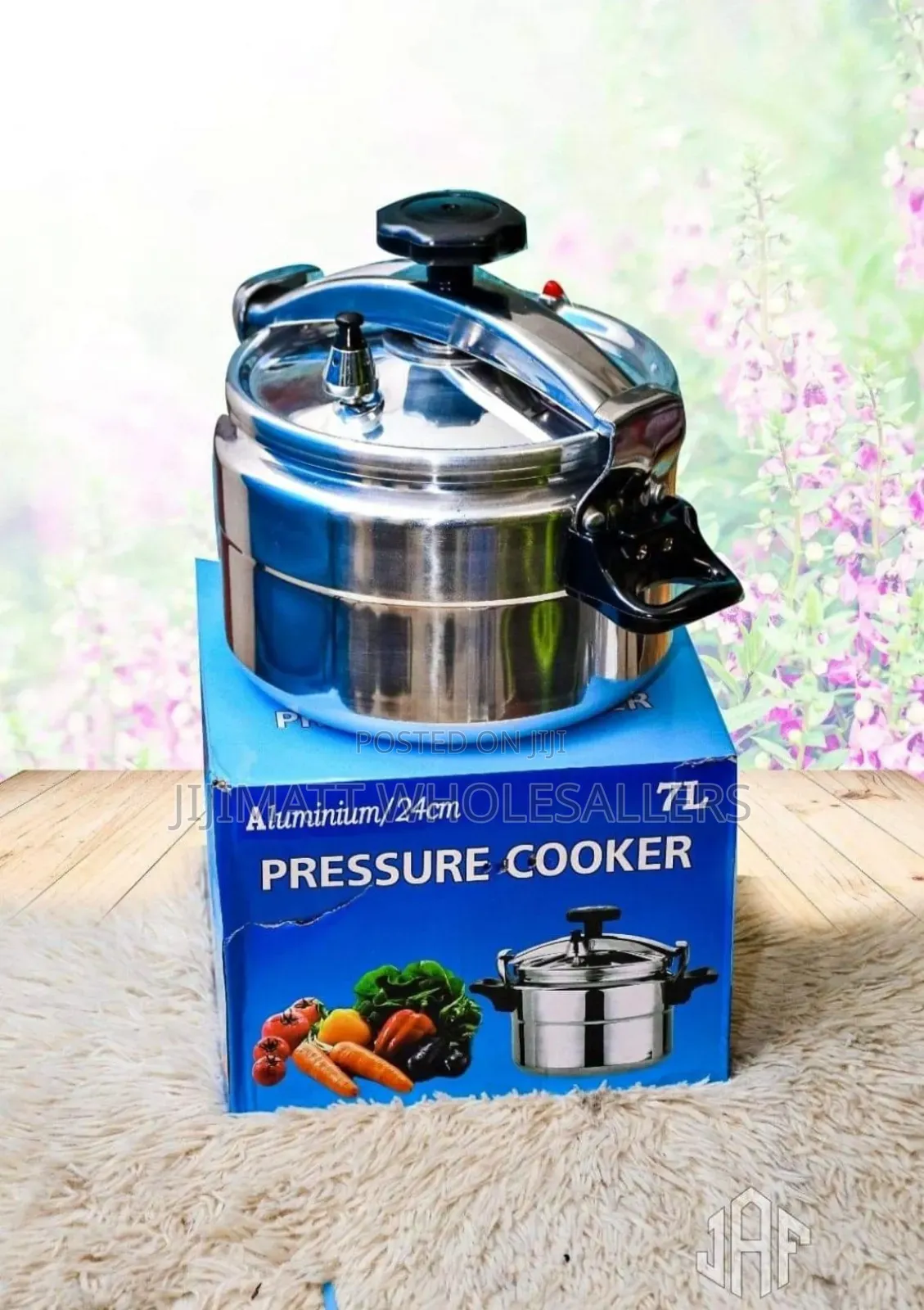 *No Explosive Manual Pressure Cooker 7 Litres Available