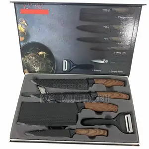 6 PCS Set Kitchen Knives Sets Stainless Steel Swiss Knife Sets