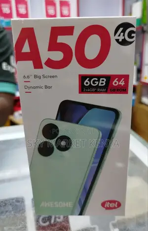 New Itel A50 128 GB Black