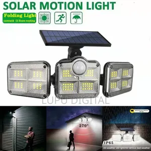 Solar Sensor Light 120 Led Motion Sensor Security Lamp With 3 Lighting