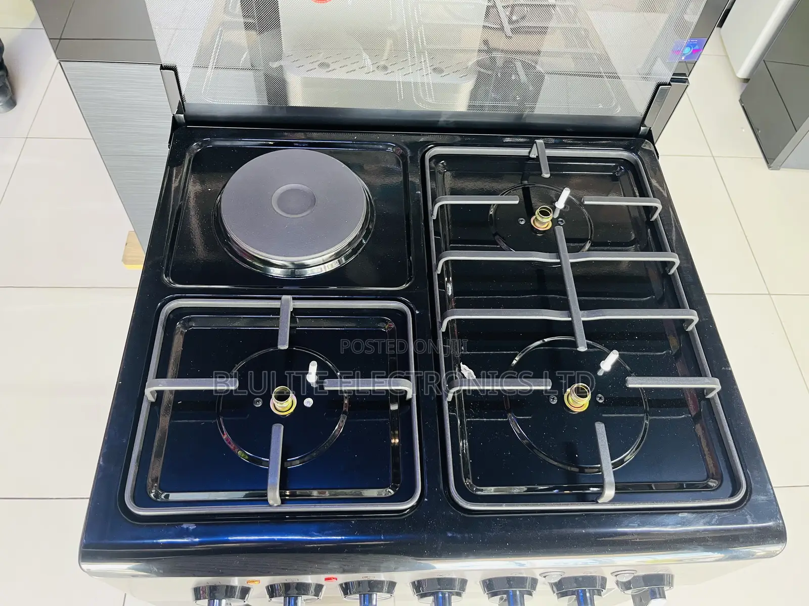 Nunix Standing Cooker, 60x60cm, 3+1, Electric Oven