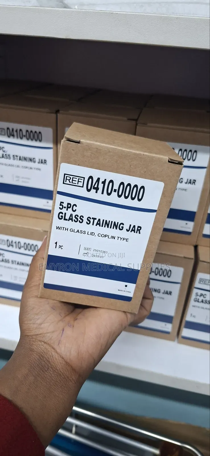 Llaboratory Glass Staining Jar