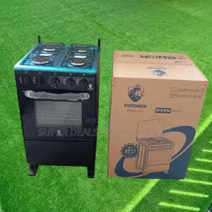 50x55x84cm 4 Burner Gas Cooker | Built-in Oven and Free Standing