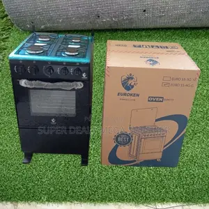 4 Burner Gas Cooker With Oven | Compact 50x55x84cm Free Standing